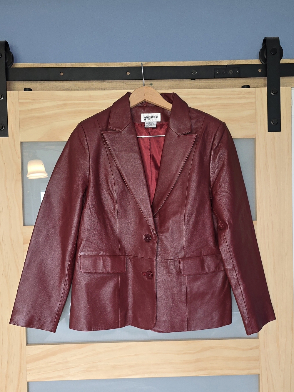 bagatelle Burgundy Leather Jacket~COOL GIRL AESTHETIC